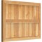 Ekena Millwork Framed Board-n-Batten Shutters, Rough Sawn Western Red Cedar, 32 1/4W x 23H, PR RBF06S32X023RWR - alternate 2